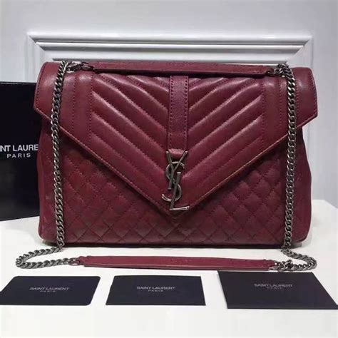 ysl monogram blogger bag red|ysl monogram envelope bag.